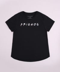 Blusa-Juvenil-Friends-Manga-Curta-Decote-Redondo-Preta-9948964-Preto_1