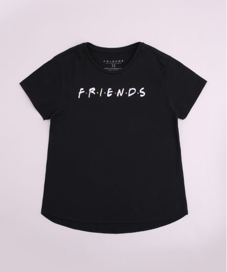 Blusa-Juvenil-Friends-Manga-Curta-Decote-Redondo-Preta-9948964-Preto_1