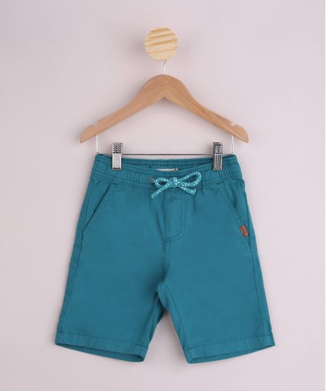 Bermuda-de-Sarja-Infantil-com-Bolsos-Verde-Petroleo-9943494-Verde_Petroleo_1