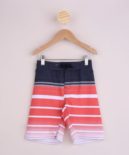 Bermuda-Infantil-Surf-Estampada-de-Listras-Cos-com-Cordao-Vermelha-9955560-Vermelho_1