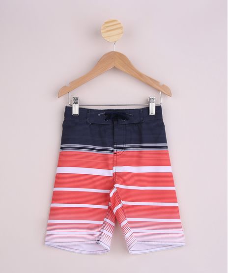 Bermuda-Infantil-Surf-Estampada-de-Listras-Cos-com-Cordao-Vermelha-9955560-Vermelho_1
