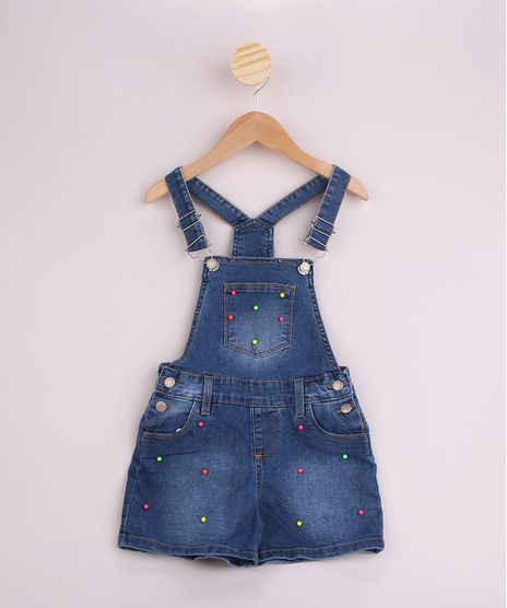 Jardineira-Jeans-Infantil-com-Micangas-Neon-e-Bolsos-Azul-Medio-9958616-Azul_Medio_1
