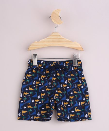 Short-Infantil-Surf-Estampado-de-Dinossauros-Cos-com-Cordao-Azul-Marinho-9960861-Azul_Marinho_1