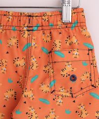 Short-Infantil-Surf-Estampado-de-Tigres-Cos-com-Cordao-Laranja-9960873-Laranja_4