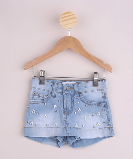 Short-Saia-Jeans-Infantil-com-Aplicacao-de-Perolas-e-Strass-Azul-Claro-9961400-Azul_Claro_1