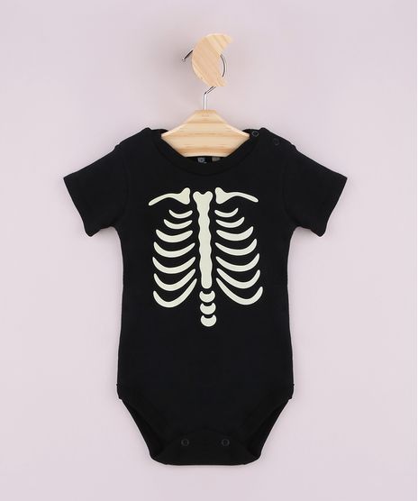 Body-Infantil-Estampado-de-Esqueleto-Brilha-no-Escuro-Manga-Curta-Preto-9963066-Preto_1