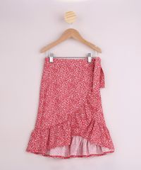 Saia-Infantil-Midi-Estampada-de-Folhas-com-Laco-e-Babado-Vermelha-9964802-Vermelho_1