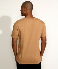 Camiseta-Masculina-Manga-Curta-Gola-Careca-Marrom-Claro-9602030-Marrom_Claro_2