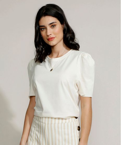 Blusa-Feminina-Ciclos-Basica-Manga-Bufante-Decote-Redondo-com-Certificacao-C2C™-Off-White-9954378-Off_White_1