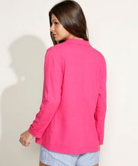 Blazer-Feminino-Longo-com-Linho-Pink-9957762-Pink_2