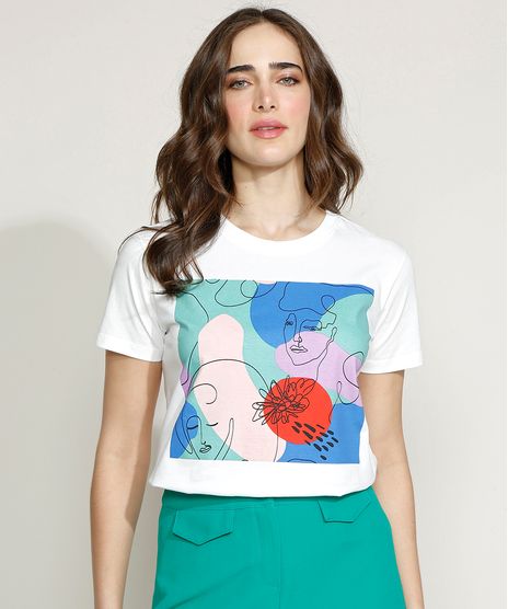 T-Shirt-Feminina-Mindset-Pintura-Abstrata-Manga-Curta-Decote-Redondo-Off-White-9955875-Off_White_1