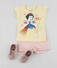 Blusa-Infantil-Branca-de-Neve-Manga-Curta-com-Babados-Amarela-9953936-Amarelo_3