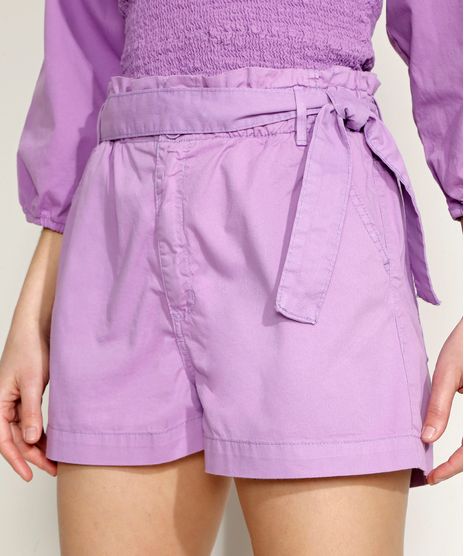 Short-de-Sarja-Feminino-Mindset-Clochard-Cintura-Super-Alta-com-Faixa-para-Amarrar-Lilas-9970604-Lilas_1