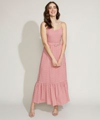 Vestido-Feminino-Mindset-Longo-Estampado-de-Poa-com-Cinto-Alca-Fina-Rose-9970746-Rose_3
