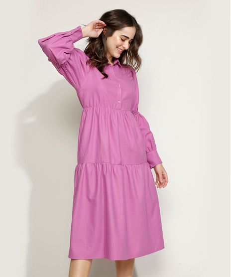 Vestido-Feminino-Mindset-Midi-com-Recortes-Manga-Bufante-Roxo-9970763-Roxo_1