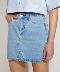 Saia-Jeans-Feminina-Equivoco-Curta-Azul-Claro-9974621-Azul_Claro_1