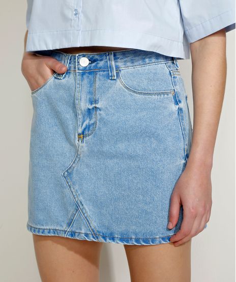 Saia-Jeans-Feminina-Equivoco-Curta-Azul-Claro-9974621-Azul_Claro_1