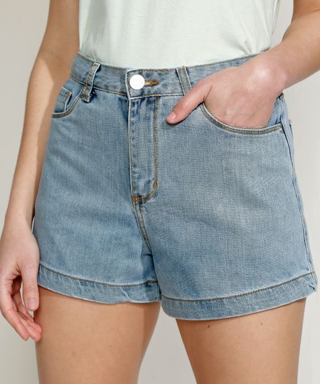 Short-Jeans-Feminino-Equivoco-Cintura-Alta-Azul-Medio-9974622-Azul_Medio_1 Short-Jeans-Feminino-Equivoco-Cintura-Alta-Azul-Medio-9974622-Azul_Medio_1