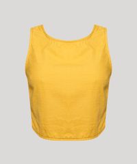 Top-Cropped-Feminino-Equivoco-com-Amarracao-Alca-Larga-Decote-Redondo-Amarelo-9974618-Amarelo_6