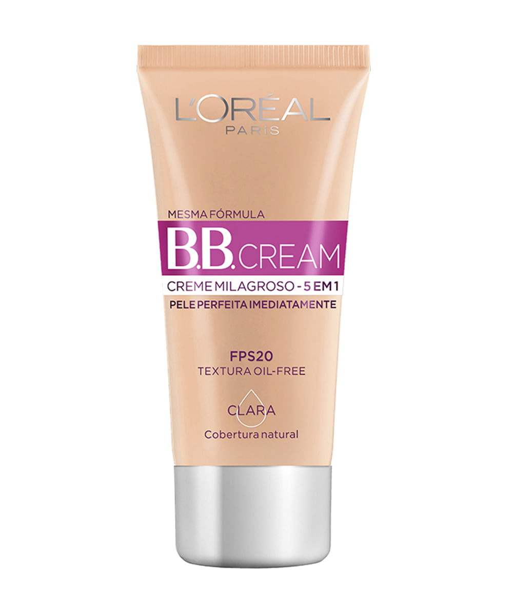 BB Cream L'Oréal Paris Cor Clara - 30ml Único