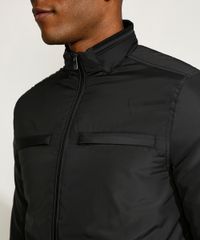 Jaqueta-Masculina-Acolchoada-em-Nylon-com-Bolsos-Gola-Alta-Preta-9807947-Preto_5