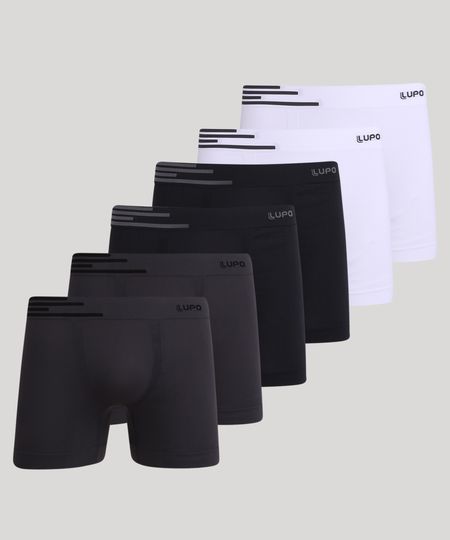 Kit-de-6-Cuecas-Masculino-Lupo-Boxer-em-Microfibra-sem-Costura-Multicor-9968854-Multicor_1 Kit-de-6-Cuecas-Masculino-Lupo-Boxer-em-Microfibra-sem-Costura-Multicor-9968854-Multicor_1