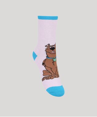 Par-de-Meia-Feminino-Scooby-Doo-Cano-Alto-Rosa-9964958-Rosa_1