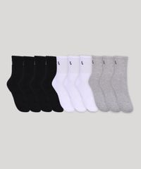 Kit-de-10-Meias-Masculino-Lupo-Cano-Medio-Multicor-9968850-Multicor_1