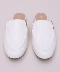 Mule-Feminino-Via-Uno-Bico-Redondo-Croco-Branco-9971488-Branco_5