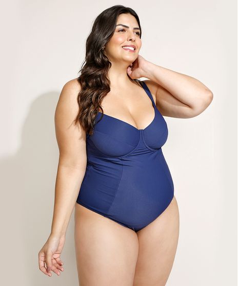 Maio-Plus-Size-Meia-Taca-Texturizado-Sem-Bojo-com-Aro-e-Protecao-UV50--Azul-Marinho-9958160-Azul_Marinho_1