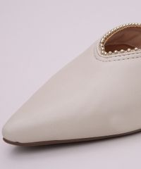 Mule-Feminino-Via-Uno-Bico-Fino-com-Aplicacao-de-Bolinhas-Metalizadas-Bege-9971489-Bege_3