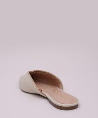 Mule-Feminino-Via-Uno-Bico-Fino-com-Aplicacao-de-Bolinhas-Metalizadas-Bege-9971489-Bege_4
