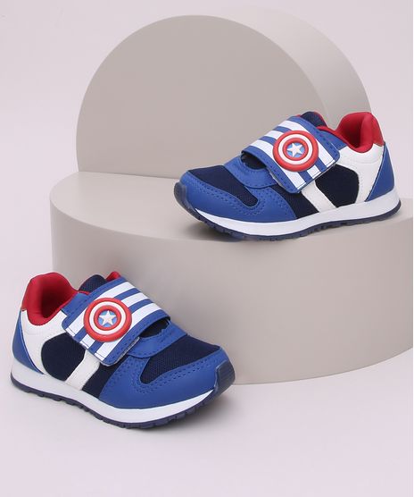 Tenis-Infantil-Capitao-America-com-Tira-e-Velcro-Azul-9964211-Azul_1