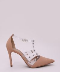 Scarpim-Feminino-Oneself-em-Suede-e-Vinil-Salto-Alto-Fino-Bico-Fino-com-Tachas-Bege-9957891-Bege_2