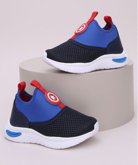 Tenis-Infantil-Capitao-America-Calce-Facil-Azul-9965698-Azul_1