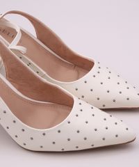 Scarpim-Feminino-Oneself-Salto-Medio-Taca-Bico-Fino-com-Tachas-e-Tira-para-Amarrar-Bege-Claro-9965873-Bege_Claro_3