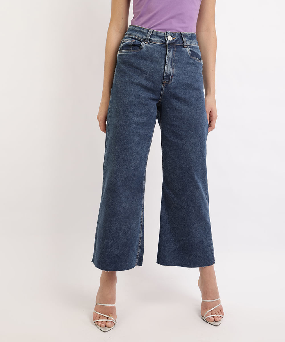 calça jeans cinza escuro feminina