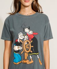 Blusa-Feminina-Popeye-e-Olivia-Palito-Manga-Curta-Decote-Redondo-Chumbo-9967628-Chumbo_2