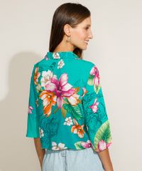 Camisa-Feminina-Cropped-Estampada-Floral-Tigre-Manga-Curta-Ampla-Verde-Agua-9947453-Verde_Agua_2