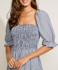 Vestido-Feminino-Midi-Estampado-Xadrez-Vichy-com-Lastex-Manga-Bufante-Azul-Marinho-9967385-Azul_Marinho_4 Vestido-Feminino-Midi-Estampado-Xadrez-Vichy-com-Lastex-Manga-Bufante-Azul-Marinho-9967385-Azul_Marinho_4