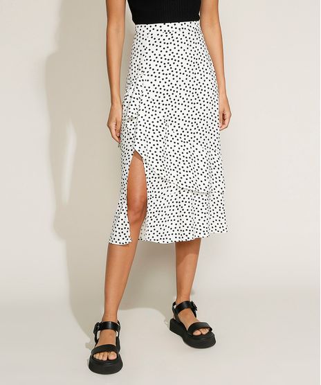 Saia-Feminina-Midi-Estampada-de-Poa-em-Camadas-com-Babado-e-Fenda-Off-White-9962529-Off_White_1