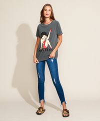 Blusa-Feminina-Ampla-Betty-Boop-Manga-Curta-Decote-Redondo-Chumbo-9967636-Chumbo_3