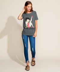 Blusa-Feminina-Ampla-Betty-Boop-Manga-Curta-Decote-Redondo-Chumbo-9967636-Chumbo_6