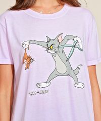 Blusa-Feminina-Tom-e-Jerry-Manga-Curta-Decote-Redondo-Lilas-9967451-Lilas_2