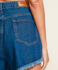 Short-Jeans-Feminino-Sawary-Gode-Cintura-Super-Alta-com-Barra-Desfiada-Azul-Escuro-9974029-Azul_Escuro_5