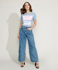 T-Shirt-Feminina-Mindset--Every-Moment--Manga-Curta-Decote-Redondo-Azul-Claro-9946807-Azul_Claro_3