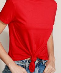 Blusa-Feminina-Basica-com-No-Manga-Curta-Decote-Redondo-Vermelha-9883921-Vermelho_4