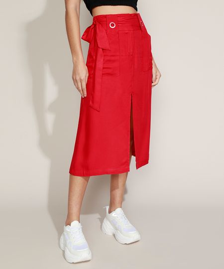 Saia-Feminina-Midi-com-Fenda-e-Faixa-para-Amarrar-Vermelha-9948882-Vermelho_1 Saia-Feminina-Midi-com-Fenda-e-Faixa-para-Amarrar-Vermelha-9948882-Vermelho_1