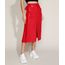 Saia-Feminina-Midi-com-Fenda-e-Faixa-para-Amarrar-Vermelha-9948882-Vermelho_1