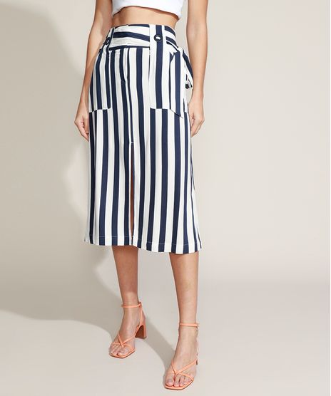 Saia-Feminina-Midi-Listrada-Navy-com-Fenda-e-Faixa-para-Amarrar-Off-White-9948883-Off_White_1